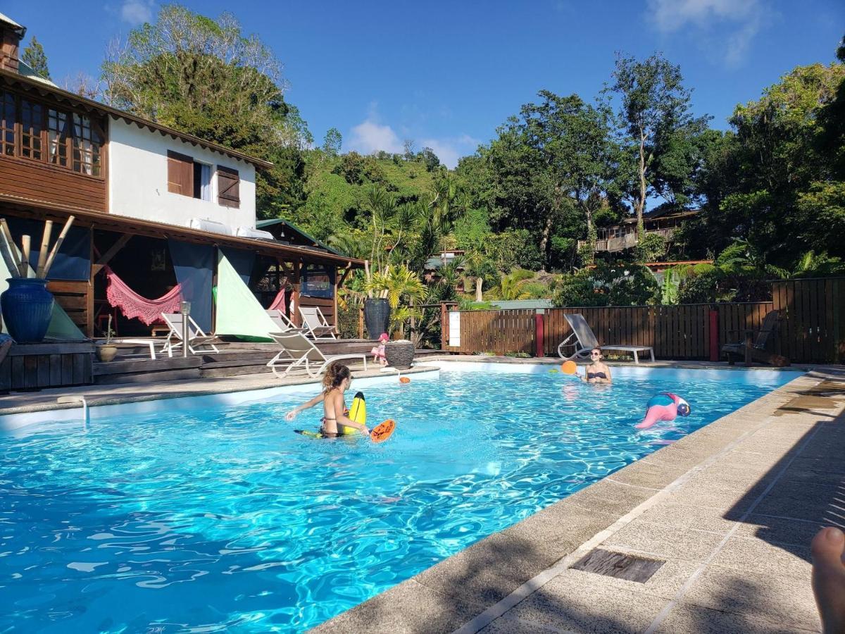 Les Bananes Vertes Ecolodges Saint-Claude Ngoại thất bức ảnh